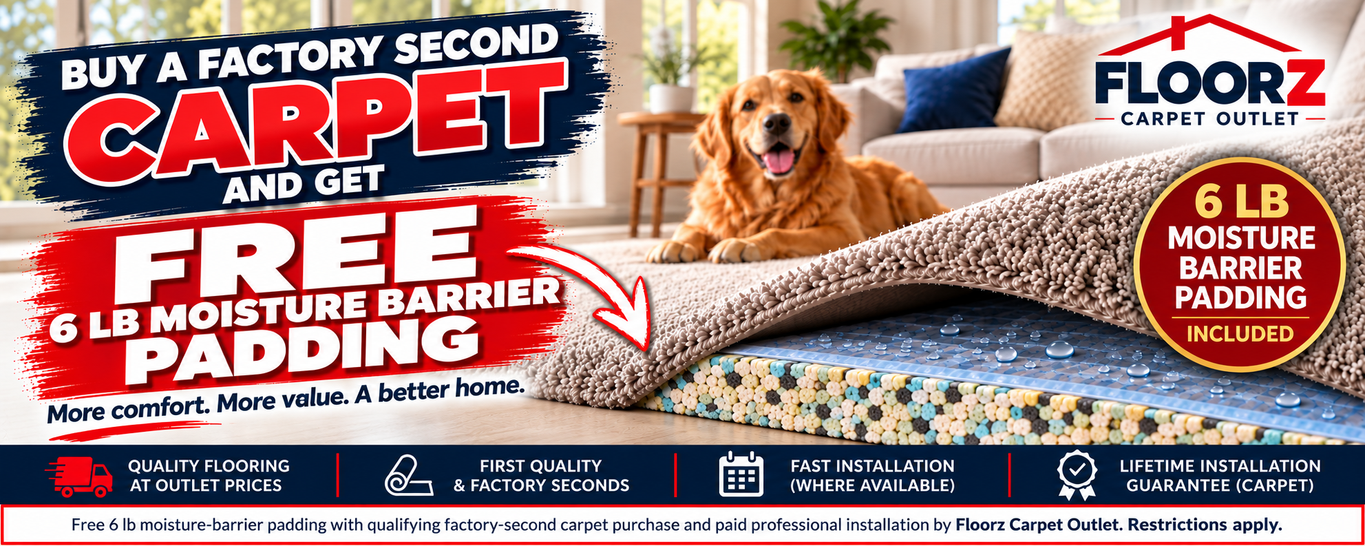 Cheap Carpet & In-stock products from Floorz Carpet Outlet in Denver, CO