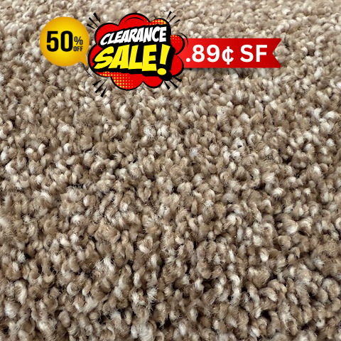 In Stock Plush Carpet Brown